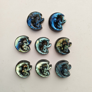 Jingfa Vendita all'Ingrosso Best-seller Scultura in Cristallo Labradorite Fata Lunare Decorazione per la Casa Regali - Product Image 5