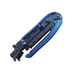 F BNC RCA Extrusion Pliers Cable TV Connector Crimping Coaxial Tool 5 7 9F Head RG59 RG6 RG11 Cable Compression Tool