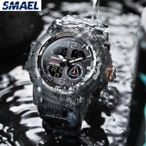 Montre numérique pour homme SMAEL 8007MC, camouflage tendance, LED, étanche, sportive, pour étudiants, avec alarme et chronomètre - Product Image 6