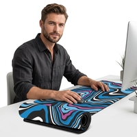 Tapis de souris de jeu en caoutchouc naturel antidérapant lavable, tailles personnalisées pour usage au bureau, cadeaux promotionnels, commandes en gros