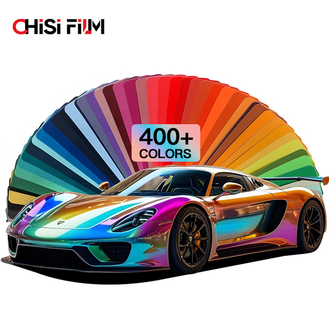 CHISI TPU Color PPF Film 8MIL Thickness Dry Installation Air Release Channels Self-Healing Coating Scratch Resistant 5-Year