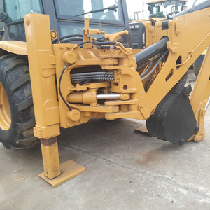 Chargeuse sur pneus d'occasion CAT 416E 420F 420E 420F2 428F de haute qualité, 6 tonnes, avec moteur et pompe hydraulique Nabtesco - Product Image 6