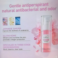 Marque Privée - Meilleure Vente : Liquide Éclaircissant pour les Aisselles à la Fleur de Cerisier, Acide Hyaluronique, Estompe les Dépôts de Mélanine
