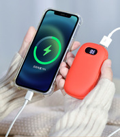 2026 Vente en gros usine Chauffe-mains Power Bank rechargeable USB avec affichage numérique de la température 6000 mAh