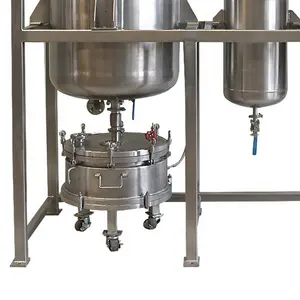 Topacelab SUS304 Stainless Steel Commercial Isolate Jacketed Reactor Crystallizer Industrial Equipment 50-500l