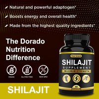 Complément de Shilajit Personnalisé 100% Pur Naturel Capsules de Shilajit Noir Complément pour la Santé du Système Immunitaire Vente Chaude sur Amazon