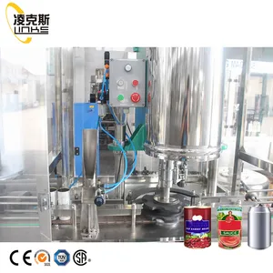 Full automatic automatic juice beverage beer can canning machine carbonated soda drink water pop can filling and seaming machine