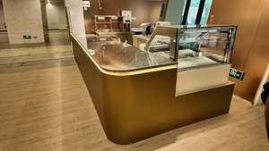 Ensembles de bar durables de style américain en acier inoxydable avec dessus en imitation bois, unité autoportante avec tiroir de rangement - Product Image 5