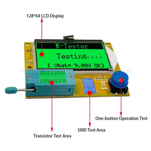 Chất lượng cao Thương hiệu Mới LCR-T4 LCR-MF9 <span class=keywords><strong>TC1</strong></span> T7 ESR Meter Transistor Tester Diode triode điện dung SCR linh kiện điện tử - Product Image 3