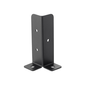 Nhiệm Vụ Nặng Nề Màu Đen Kim Loại Góc Bài Chân Đế Cho Ngoài Trời Bằng Gỗ Pergola Hàng Rào Hỗ Trợ Sàn Neo Sắt Góc Tăng Cường Khung - Product Image 1