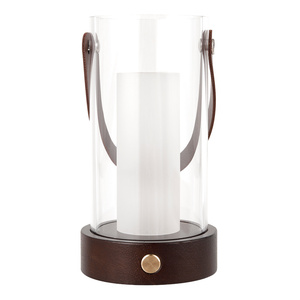 Lampe de chevet LED moderne en bois massif avec contrôle tactile, chargement USB DC, température de couleur réglable et intensité variable - Product Image 3