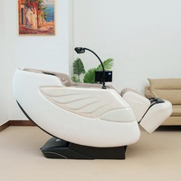 Silla de Masaje Multifuncional de Gravedad Cero de Estilo Moderno, Manipulador 4D, 24 Programas, Control por Pantalla Táctil, Masaje Corporal Completo