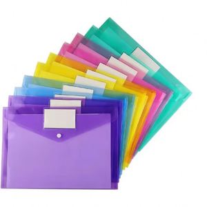 Hot Selling Custom Logo Office Expanding <b>Document</b> A4 PP Plastic Portfolio <b>File</b> Folder with logo - Product Image 2