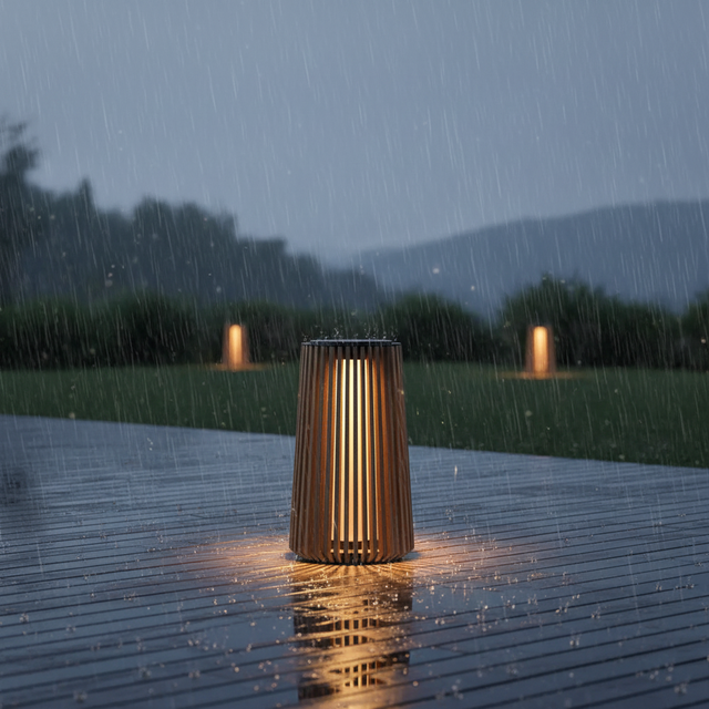 Outdoor IP65 Waterproof LED Solar Lawn Light Rechargeable Power Decoration Garden Landscape Lawn Lamp