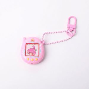 Porte-clés Tamagotchi en plastique personnalisé, dessin animé, impression numérique, forme irrégulière, tendance mode, souvenir - Product Image 2