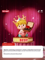 POPMART Little Sweet Bean 'Language Love' Série Figurine PVC Fantasy Sci-Fi Boîte Mystère à l'Échelle 1/144 Boîte Surprise Originale