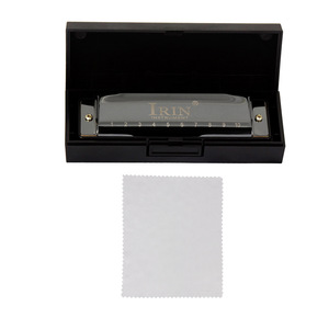 IRIN 10-Hole <span class=keywords><strong>Blues</strong></span> Harmonica 20-Note Instrumento para niños Principiantes Pronunciación cromática Instrumento de juego de aprendizaje fácil - Product Image 3