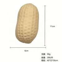Vente en gros d'usine : Jouets Squishy Kawaii en forme d'arachide, jouets Squishy virals, jouets souples à presser pour enfants