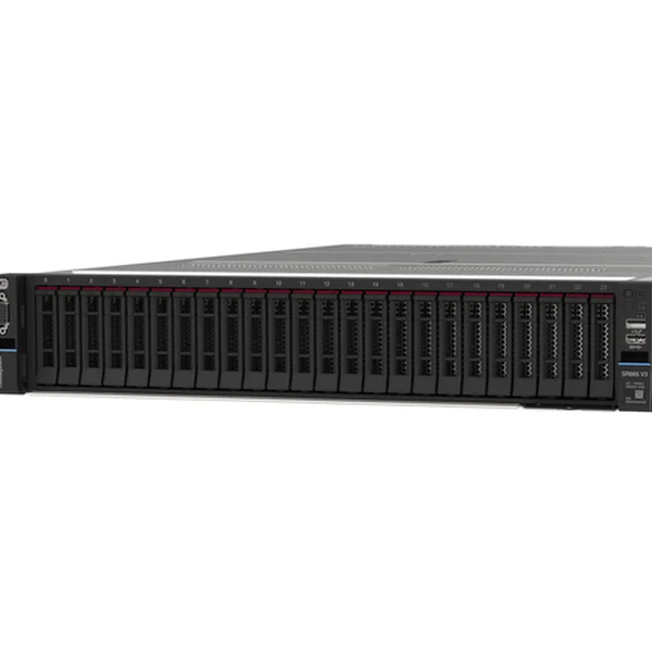 ThinkSystem SR665 V3 Rack Server With AMD EPYC 9354P Processors 16GB DDR5 1TB H330 2-socket 2U Racks Server in Stock