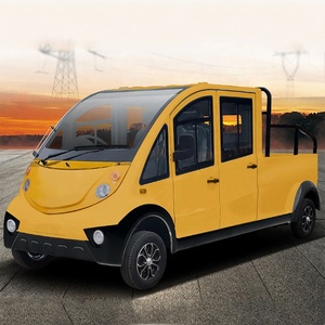 Véhicule électrique à faible vitesse, <span class=keywords><strong>camion</strong></span> électrique, pick-up 4x4, voiture de sécurité, batterie au plomb-acide au lithium d'usine, fermée - Product Image 3
