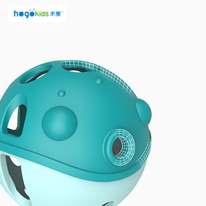 <span class=keywords><strong>Hogo</strong></span> jouets de dentition pour bébé en Silicone Non toxique jouet de dentition pour bébé hochet balle de préhension - Product Image 2