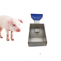 ที่กำหนดเองบันทึกฟีดสแตนเลสแม่สุกรป้อนตนเองรางสำหรับหมู Farrowing กรง
