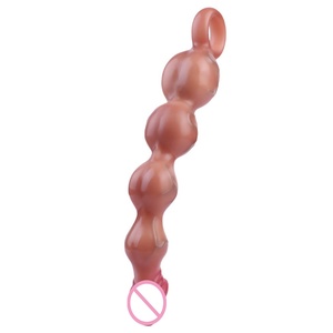 Juguete Sexual con Diseño Único, Tapón Anal con Cuentas Vibratorias, Dildo Anal de Silicona para Mujeres y Hombres - Product Image 2