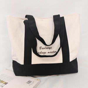 กระเป๋าผ้าแคนวาสเนื้อผ้าคอตตอนทนทานขนาด12ออนซ์16ออนซ์สำหรับทุกวันทำงาน - Product Image 1