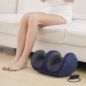 Máquina de pedicura eléctrica de uso doméstico de alta calidad Shiatsu amasado y terapia de calor rodante masajeador de piernas - Product Image 3