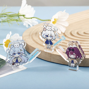 Custom Wholesale Creative Exquisite <b>Acrylic</b> <b>Standing</b> Plates Transparent Cartoon Animation Souvenir Desktop Decorative NASNAK - Product Image 2