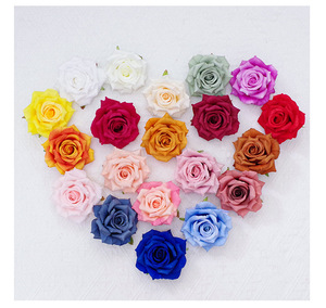 Hot Bán 10Cm Lụa Nhân Tạo Rose Flower Head Cho Tự Làm Nhà Đám Cưới Giáng Sinh Kỳ Nghỉ Tường Tốt Nghiệp Của Mẹ Ngày Phục Sinh - Product Image 2