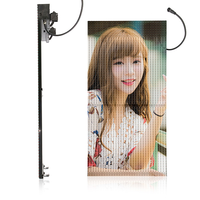 Panneau mural LED en verre ultra-fin, publicité couleur HD, écran LED pour événements, affichage LED transparent clair