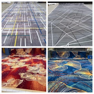 LEJING Luxury Factory Direct High Pile Polyester Jacquard Tufted 6-7mm Carpet Machine Made Wall-to-Wall Home Hotel Hallway Rugs - Product Image 4