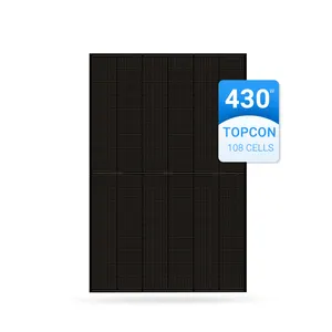 Modern Design Usa Warehouse 400w 400watt 415w Mono Solar Panels Roof Tiles Photovoltaic Black With Ul
