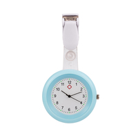 Montre d'infirmière personnalisée avec logo, boîtier en plastique coloré, mouvement à quartz, bracelet en caoutchouc, non étanche, rose, noir, jaune, vert, vente en gros, cadeau