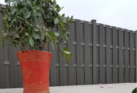 Valla de privacidad para exteriores, Panel compuesto de madera y plástico decorativo para casa, Wpc