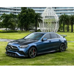 Kit Carrozzeria in Fibra di Carbonio Secca per Mercedes-Benz Classe <span class=keywords><strong>C</strong></span> W206 - Aggiornamenti W206 Stile <span class=keywords><strong>CT</strong></span>: Labbro Anteriore, Diffusore Cofano, Spoiler, Minigonne Laterali - Product Image 4