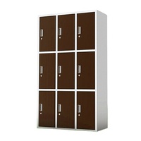 Armoire Métallique de Rangement en Acier pour Vêtements, Vestiaire de Gym, Casier de Rangement en Métal/Acier avec Séchoir à Chaussures