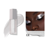 Fard à paupières liquide mat végétalien personnalisé avec logo de marque privée, paillettes de beauté, cosmétiques, maquillage