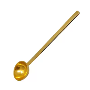 Couverts design créatif Cuillère à soupe en laiton meilleure poignée design cuillère à louche de décoration de maison au mieux polie avec vente - Product Image 6