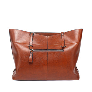 Nuevo Bolso de Moda para Mujer, Bolso Retro de Cuero Sintético, Bolsos de Mano Sencillos, Bolso Tote para Mujer - Product Image 3