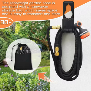 BE Hot Selling 30m Lightweight Expandable Garden Water Soaker Hose Plastic and Latex for Car Washing Watering Outdoor Use - Product Image 1
