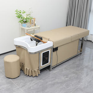 YATAI Luxus Wassersp eicher Beauty Bett <span class=keywords><strong>Massage</strong></span> Bett Shampoo Bett 120L Große Kapazität Wassertank Barber Store Spa - Product Image 1