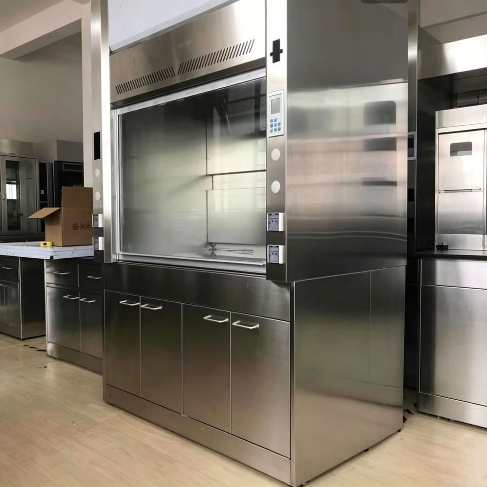 Customizable Ultra Practical Stainless Steel Laboratory Fume Hood Easy ...