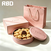En gros, Boîte en carton et Sac en papier biodégradables, rose, avec logo personnalisé, pour collection de jouets alimentaires, ensemble anti-stress de qualité alimentaire, mignon