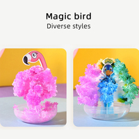 Cadeau de Noël en gros Kit d'expérimentation d'arbre en papier de cristal croissant jouets éducatifs scientifiques pour les enfants