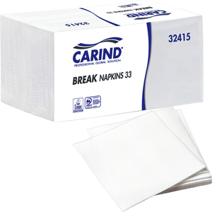 Maxi Supply Tovaglioli di Carta Monouso 400 Pezzi 33x33cm 1 Velo Piegati a 1/4 700g Tovaglioli da Tavola 33x33cm in Cellulosa - Product Image 1