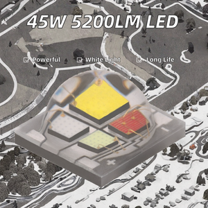 5W 5200 לומן <span class=keywords><strong>SMD</strong></span> 7070 <span class=keywords><strong>LED</strong></span> פנס עם פנס Convoy DTP נחושת MCPCB לבן קריר 6500K עשה זאת בעצמך עוצמה גבוהה - Product Image 2