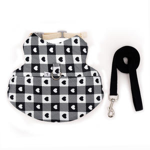 小動物用ハーネスリードセット ポリエステル製 ペット ハーネス リード 屋外用 小動物 ウサギ フェレット 猫用 スタイリッシュ アクセサリー - Product Image 5