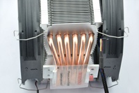 Refroidisseur de processeur à air avec 6 caloducs et ventilateur PWM de 140 mm compatible AMD FM1/AM3/AM2